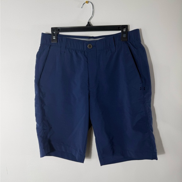 Under Armour Other - Under Armour Men's Blue Loose Fit Athletic Shorts Size 32 Pockets